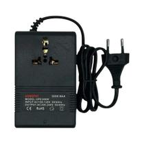 Transformador Conversor De Tensão 200W 300W Plugue EU US UK 220V Para 110V Adaptador De Viagem Transformador Conversor De Tensão 200W 300W Plugue EU US UK 220V Para 110V Adaptador De Viagem