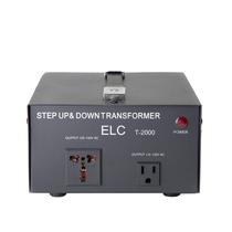 Transformador conversor de tensão ELC T Series 2000W 220V a 110V