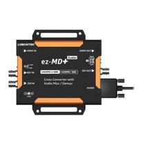 Transformador de áudio com conversor cruzado Lumantek EZ-MD+ HDMI SDI