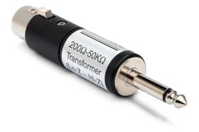 Transformador de correspondência de linha Hosa MIT-435 com conectores XLRF-1/4 Transformador de correspondência de linha Hosa MIT-435 com conectores XLRF-1/4
