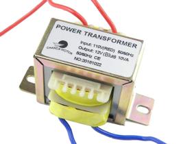 Transformador de potência CHANCS Entrada de alimentação 110V Saída 12V AC Transformador de potência CHANCS Entrada de alimentação 110V Saída 12V AC