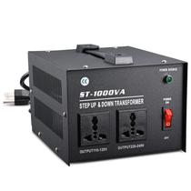 Transformador de tensão ZGROCK 1000W Step Up/Down 110V/220V Transformador de tensão ZGROCK 1000W Step Up/Down 110V/220V