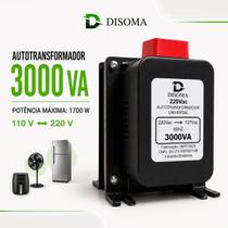 Transformador Disoma Bivolt 3000VA 1700W c/ Protetor Térmico p/ Air Fryer e Eletrodomésticos Transformador Disoma Bivolt 3000VA 1700W c/ Protetor Térmico p/ Air Fryer e Eletrodomésticos