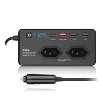 Transformador Inversor automotivo 12v / 110v 350w com USB / USB-C Transformador Inversor automotivo 12v / 110v 350w com USB / USB-C