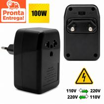 Transformador Tomada 110v Para 220v E 220v Para 110v 100w Com Chave Seletora De Voltagem Transformador Tomada 110v Para 220v E 220v Para 110v 100w Com Chave Seletora De Voltagem