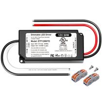 Transformador VEURCHY ETF12060TD 12V 60W Driver de LED regulável