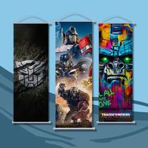 Transformadores de arte de parede: Rise of the Beasts Optimus P 25x75cm