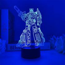 Transformadores LED 3D com luz noturna Optimus Primes Convoys Kids Transformadores LED 3D com luz noturna Optimus Primes Convoys Kids