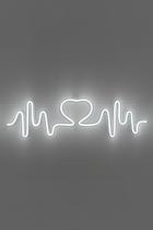 Transforme seu Ambiente Luminária Neon Coração Batimentos -