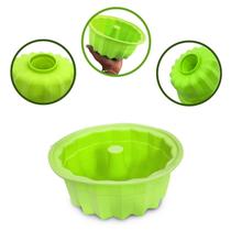 Transforme Sua cozinha Verde Forma de Silicone para Bolo Pudim Doces