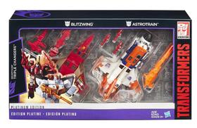 Transformers Blitzwing E Astrotrain Platinum Edition C/nf