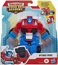 Transformers Rescue Bots Academy Optimus Prime 4.5" Toy Convertendo Figura de Ação