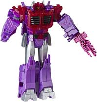Transformers Toys Cyberverse Ultimate Class Shockwave Action Figure - Combina com Energon Armor to Power Up - para crianças de 6 anos ou mais, 9 polegadas