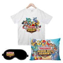 Transformes Rescue Bots Academy Camisa, Almofada e Máscara de dormir