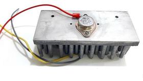 Transistor 2n3055 St 115w 60v 15a + Dissipador 12cmx5,5cm