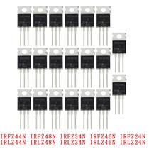Transistor MOSFET De Potência N-Channel 10PCS IRFZ44N IRFZ48N IRFZ46N IRFZ24N IRLZ44N IRLZ48N