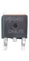 Transistor Smd N-mosfet Aod452 Kit C/ 5 Peças