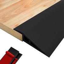 Transition Strip EaseInstall Door Threshold 36 polegadas, PVC preto
