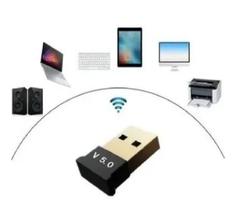Transmissor Adaptador Bluetooth 5.0 Usb Dongle P/entrega Nf Universal Transmissor Adaptador Bluetooth 5.0 Usb Dongle P/entrega Nf Universal