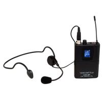 Transmissor Bodypack Sem Fio VocoPro UDXBP com Microfone Headset