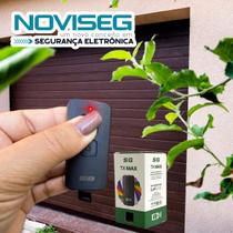 Transmissor Controle Remoto Tx Max Preto Para Portão Automático Deslizante Basculante Pivotante Frequência 433MHz Centrais Alarme Cerca Elétrica