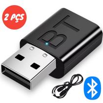 Transmissor de Aúdio Bluetooth Para Carro, PC, Notebook Receptor Bluetooth 5.1 USB Adaptador