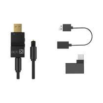Transmissor De Áudio Óptico Bluetooth USB De Baixa Latência, Adaptador Sem Fio HiFi Estéreo Para TV,