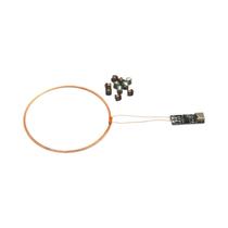 Transmissor De Fonte De Alimentação Sem Fio USB Bobina 070mm 10pcs Lâmpada Receptora LED Para