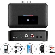 Transmissor e Receptor Bluetooth 5.0 Sem Fio - Adaptador de Áudio com NFC para RCA e 3,5mm
