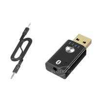 Transmissor E Receptor De Áudio Bluetooth 4 Em 1 Adaptador Estéreo 3.5MM USB AUX RCA Com Microfone