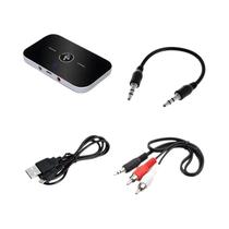 Transmissor E Receptor De Áudio Bluetooth 5.3 Dongle Sem Fio 35mm AUX RCA USB Para Carro PC TV Fones