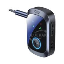 Transmissor E Receptor De Áudio Sem Fio Bluetooth 5.5 Multiponto Dual Stream Adaptador AUX De 3.5mm