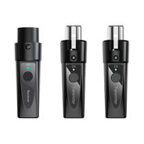 Transmissor E Receptor De Microfone Sem Fio XLR Recarregável Sistema 2.4Ghz Para Áudio Transmissor E Receptor De Microfone Sem Fio XLR Recarregável Sistema 2.4Ghz Para Áudio