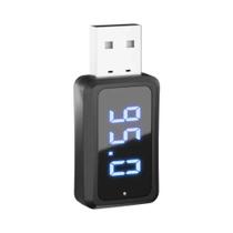 Transmissor E Receptor FM Bluetooth 5.3 Com Chamada Mãos-Livres, Adaptador USB Mini Sem Fio Para Transmissor E Receptor FM Bluetooth 5.3 Com Chamada Mãos-Livres, Adaptador USB Mini Sem Fio Para