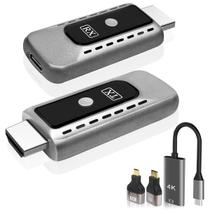 Transmissor e receptor HDMI sem fio 4K Decode 1080P