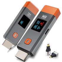 Transmissor e receptor HDMI sem fio Qisoable 4K 1080P