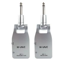 Transmissor e Receptor Sem Fio MVAVE WP1 2.4G para Guitarra e Baixo Bateria Recarregável