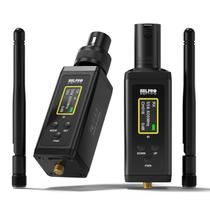 Transmissor e receptor XLR sem fio HHLPRO F30, alcance de 470 pés Transmissor e receptor XLR sem fio HHLPRO F30, alcance de 470 pés