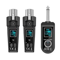 Transmissor e receptor XLR sem fio TAVOSOP Upgrade 2.4GHZ
