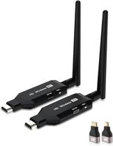 Transmissor Extensor Hdmi Sem Fio Wireless Preto 1080p