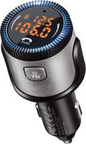 Transmissor FM Bluetooth ILOKEY V5.1 com Carregador de Carro 36W Transmissor FM Bluetooth ILOKEY V5.1 com Carregador de Carro 36W