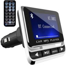 Transmissor FM Bluetooth para Carro - Adaptador de Rádio Sem Fio