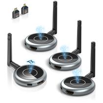 Transmissor HDMI sem fio e 3 receptores DARLYOR 1080P Transmissor HDMI sem fio e 3 receptores DARLYOR 1080P