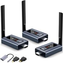 Transmissor HDMI sem fio Lielyhod 1080P 50 m 5,8 GHz, 3 peças Transmissor HDMI sem fio Lielyhod 1080P 50 m 5,8 GHz, 3 peças