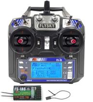 Transmissor RC FLYSKY FS-i6 6CH 2,4 GHz com receptor FS-iA6 Transmissor RC FLYSKY FS-i6 6CH 2,4 GHz com receptor FS-iA6