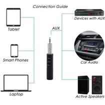 Transmissor Receptor de Áudio Bluetooth 5.0 Preto