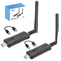 Transmissor Receptor Hdmi Sem Fio De Video 50 Metros Vídeo