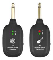 Transmissor sem fio para instrumentos Guitarra e contrabaixo Wireless