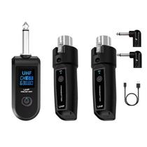 Transmissor Sistema de Microfone Sem Fio XLR Transmissor Receptor Para Mixer Dinâmico PA Instrumentos