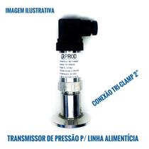 Transmissor/Transdutor de Pressão - TriClamp - 0-4 bar - 4-20 mA -TC 2